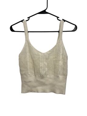 Knit Crop Festival Tank Top